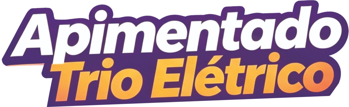 logo diferente com fundo transparente apimentado trio eletrico